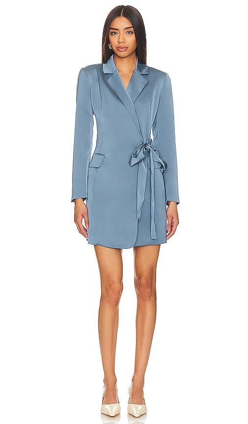 Side Tie Blazer Dress Product Image