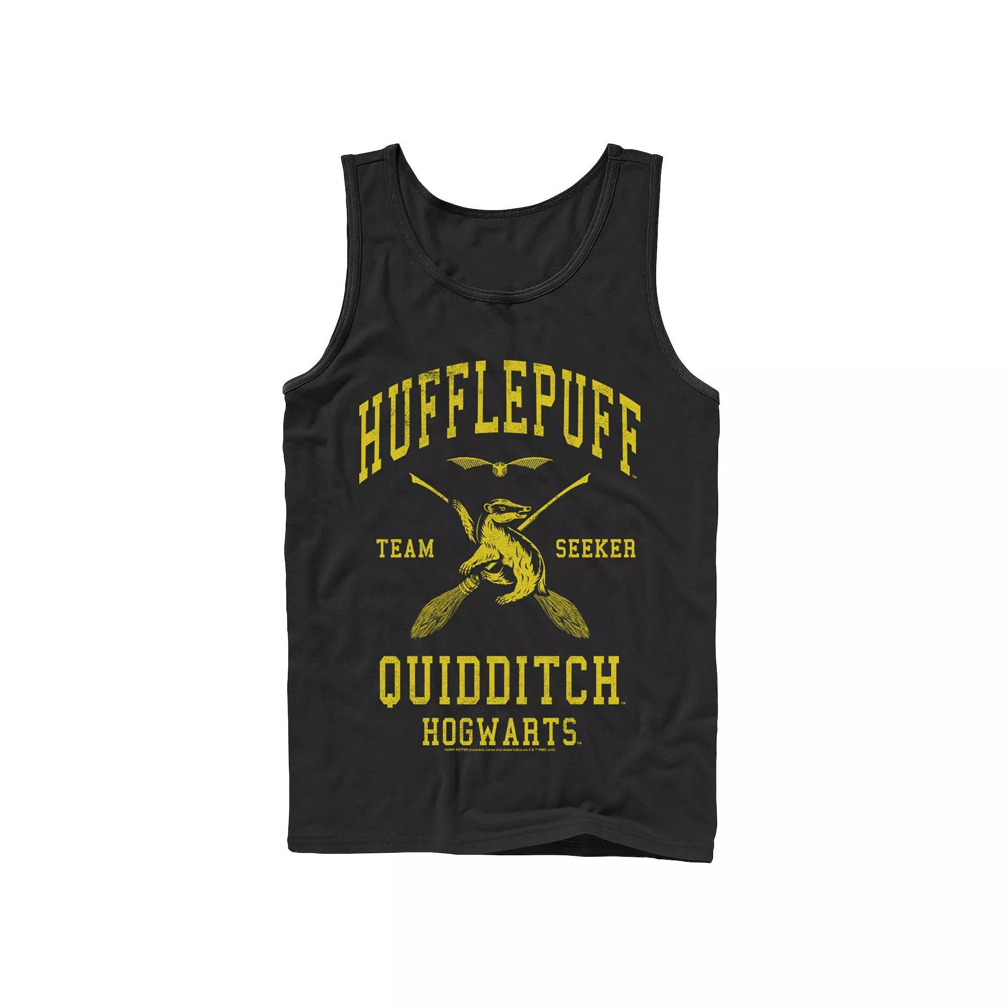 Mens Harry Potter Deathly Hallows 2 Hufflepuff Quidditch Tank Top Product Image