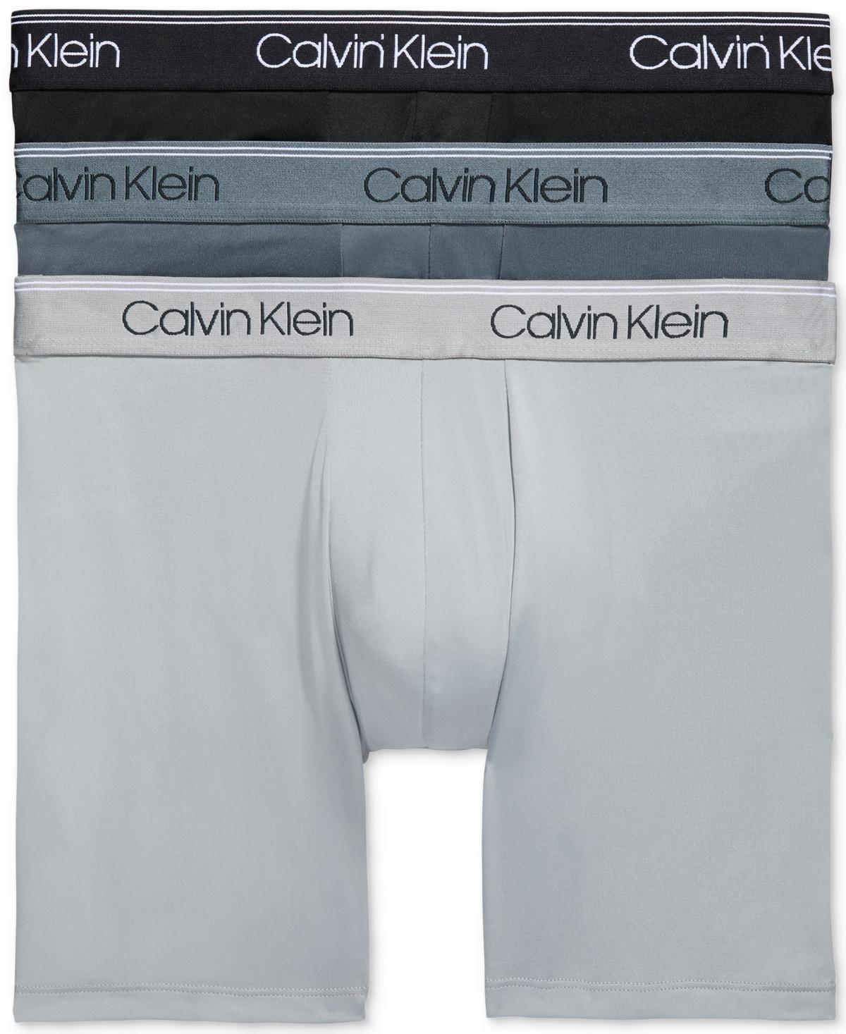 Mens Calvin Klein 3-Pack Microfiber Stretch Boxer Briefs Product Image