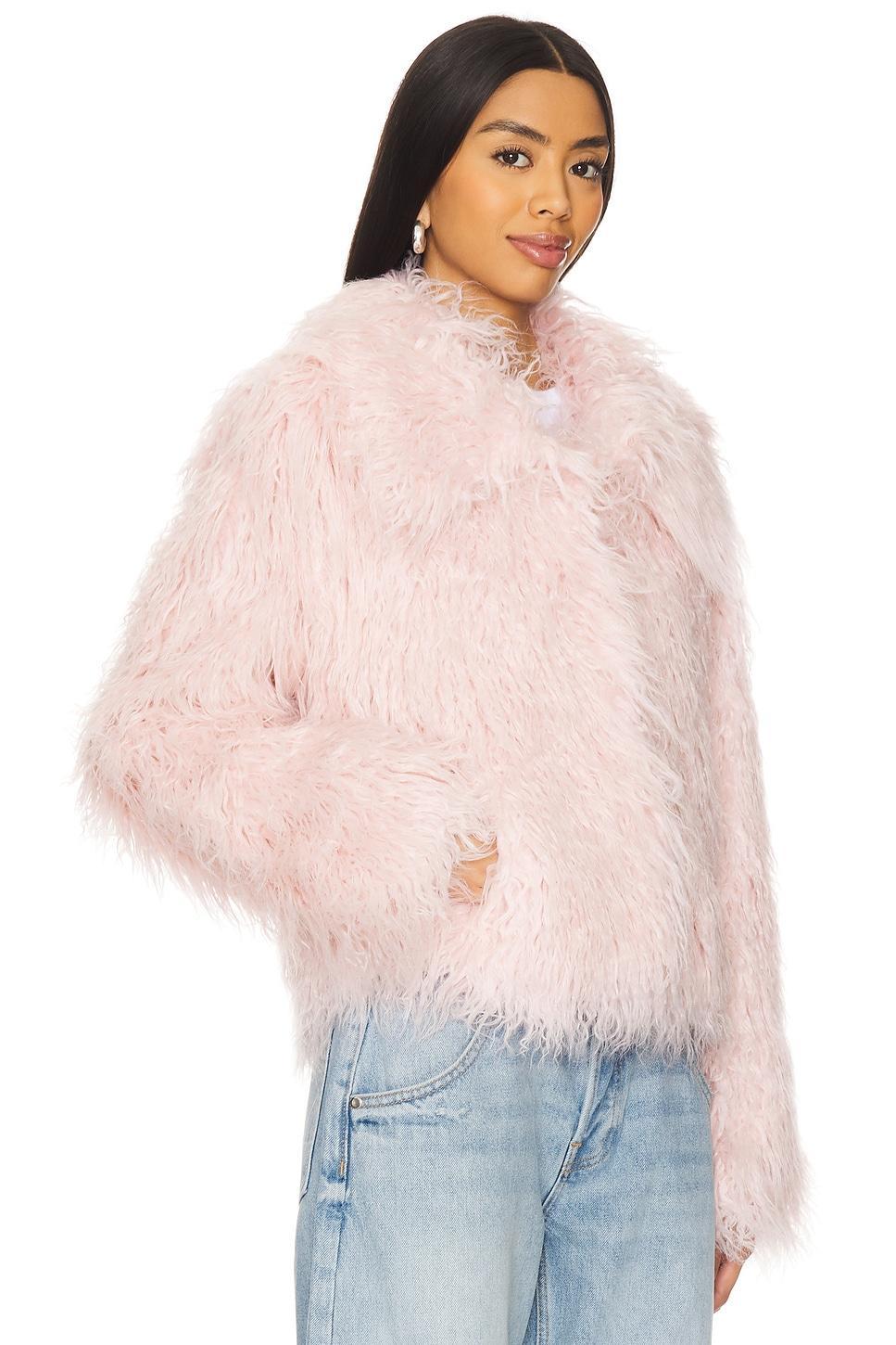 Faux Fur Saint Tropez Coat Unreal Fur Product Image