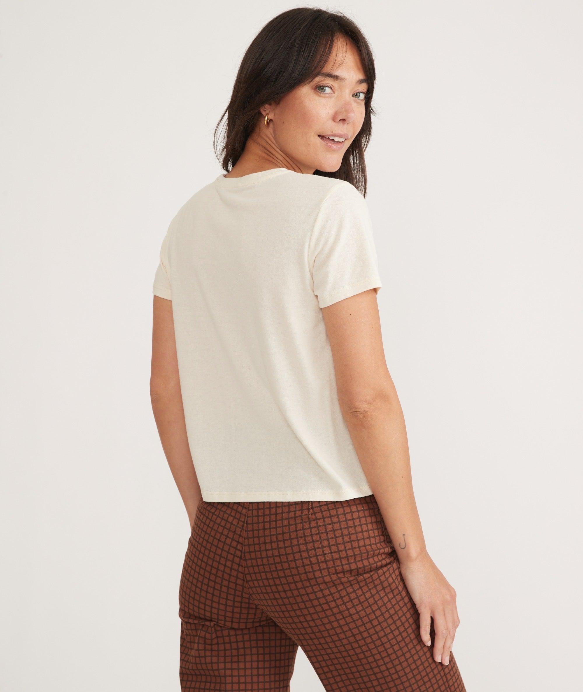 Re-Spun Crop Graphic Tee Product Image