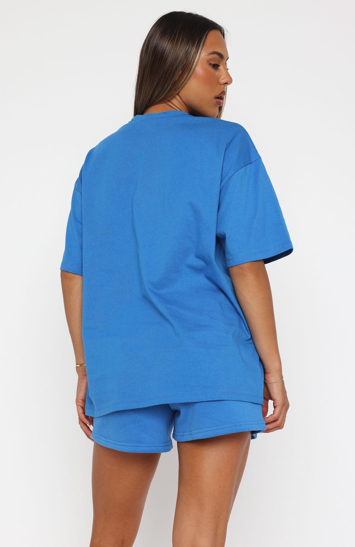 Offstage Oversized Tee Azure Male Product Image