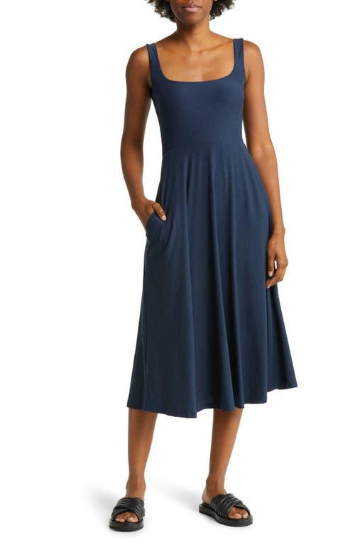 Beyond Yoga Featherweight At The Ready Square Neck Dress (Nocturnal ) Women's Clothing Product Image