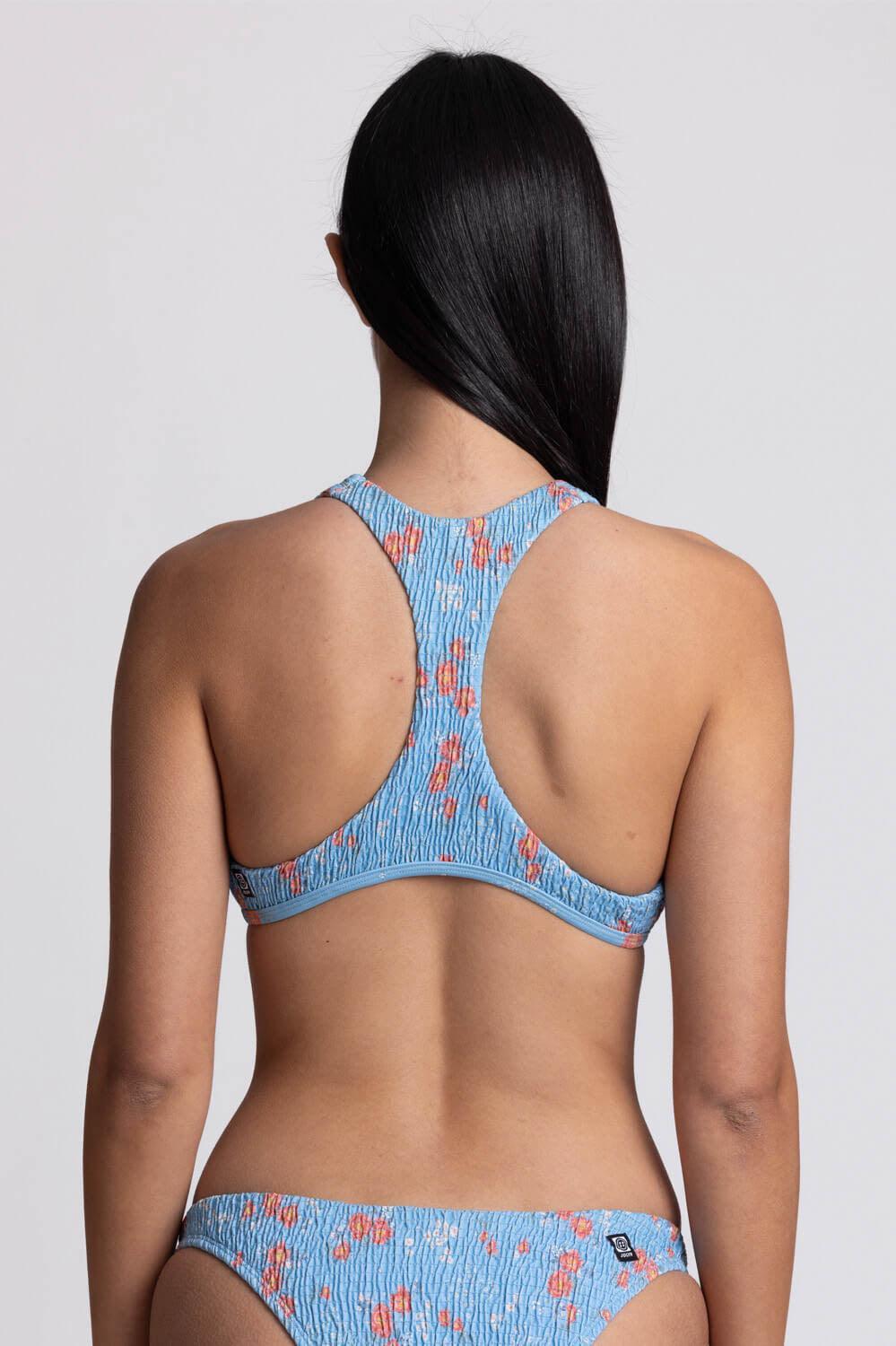 Final Sale Aster Smocked Bikini Top Product Image