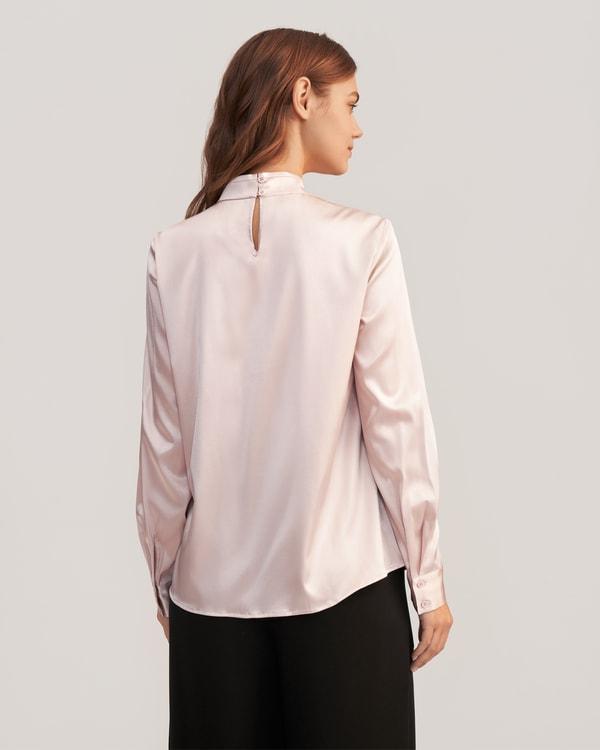 Feminine Stand Collar Blouse Product Image