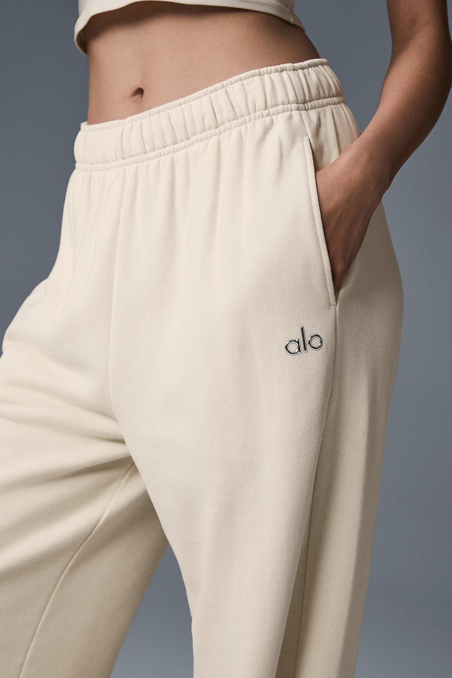 Accolade Straight Leg Sweatpant - Oat Milk Product Image