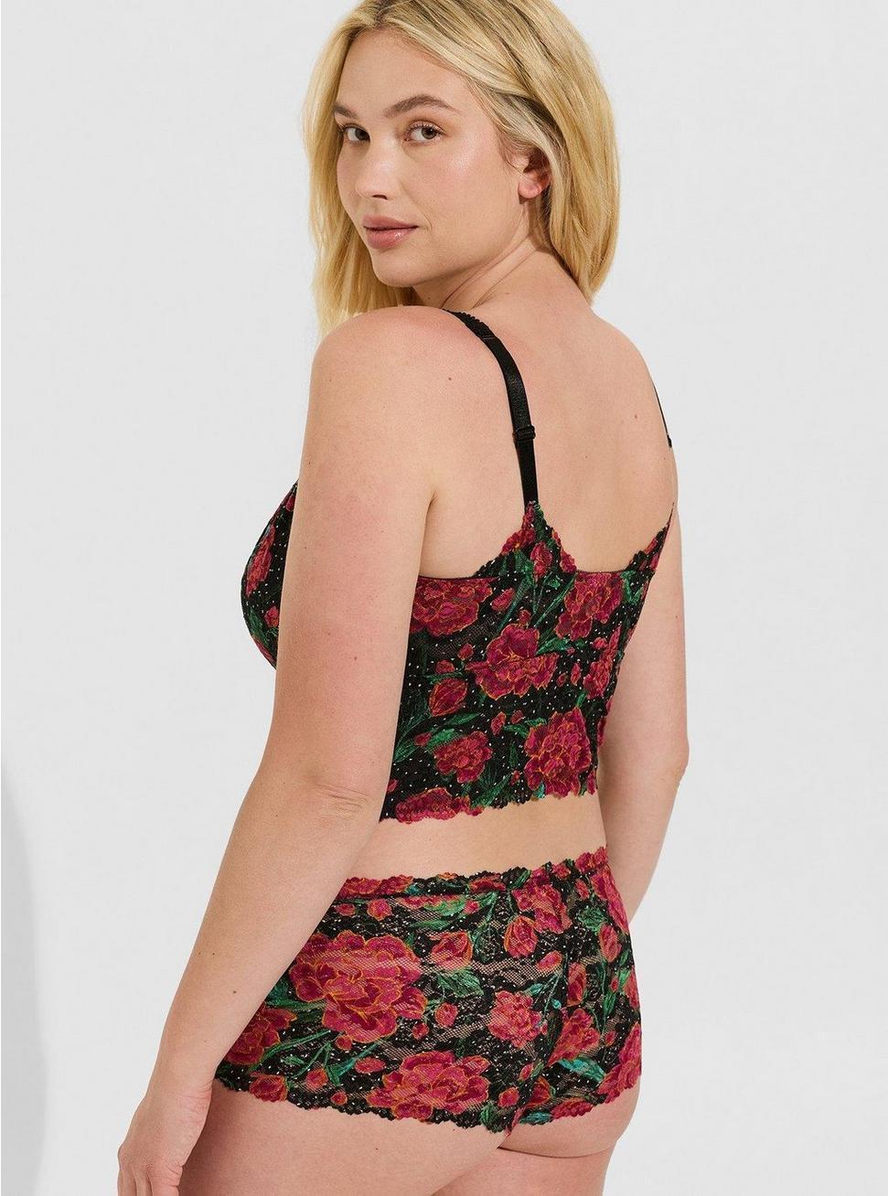 Mid-Rise Simply Lace Cheeky Panty Product Image