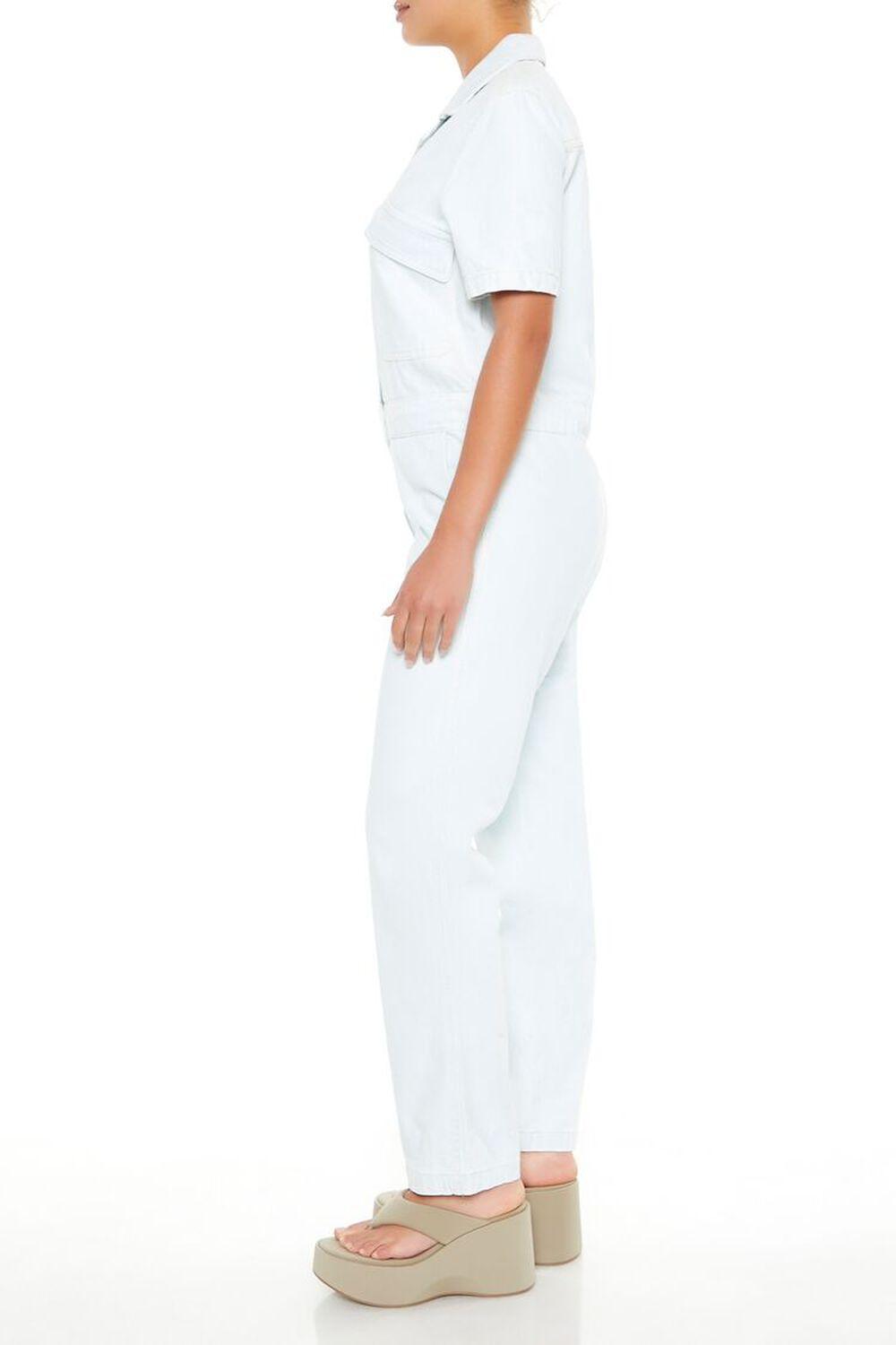Button-Front Denim Jumpsuit | Forever 21 Product Image