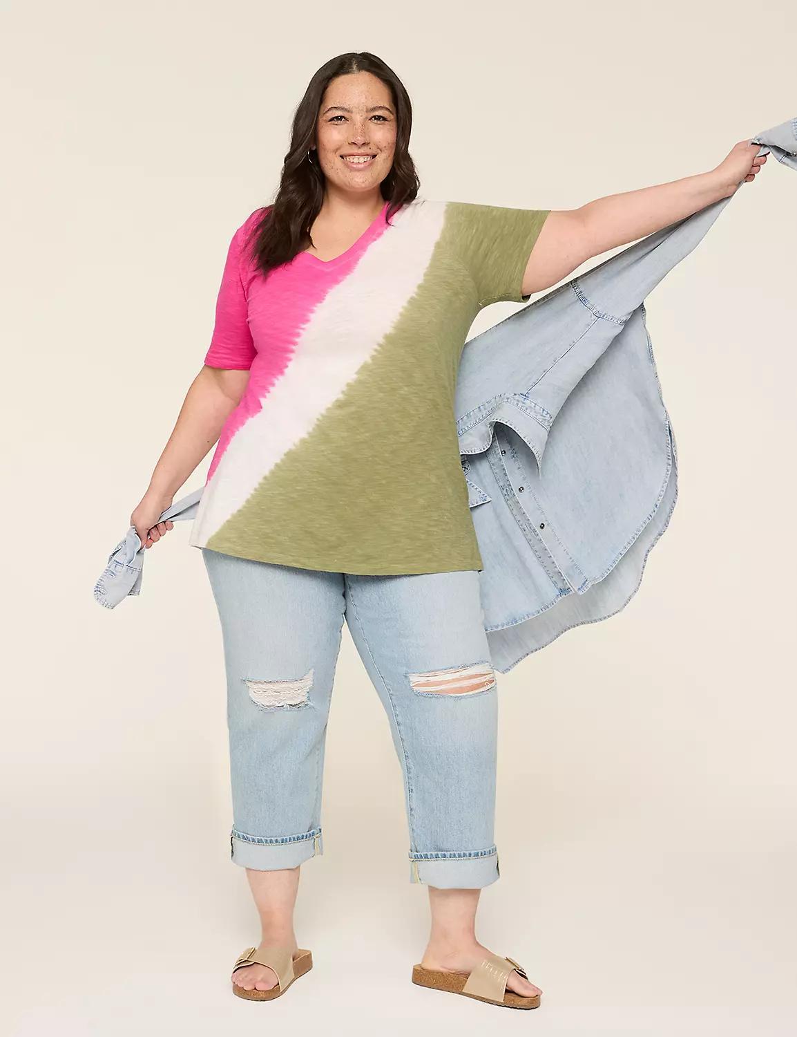 Perfect Sleeve V-Neck Tee Product Image