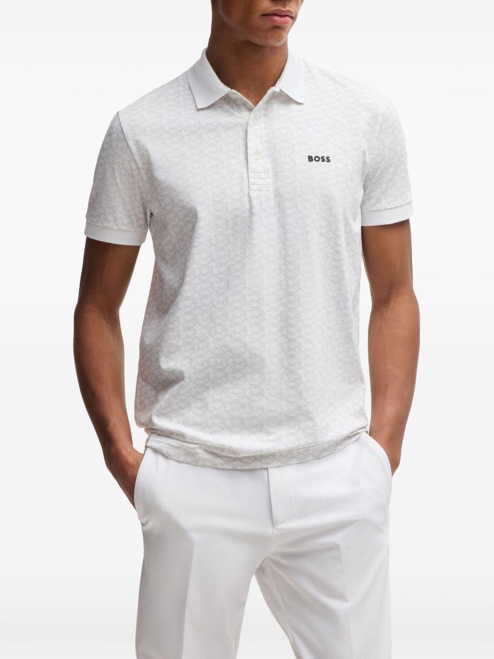 printed polo shirt Product Image