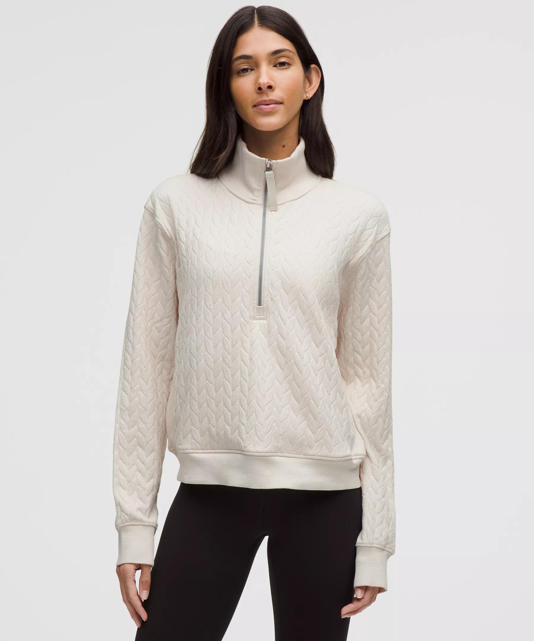 Engineered Warmth Cable-Knit Half Zip Product Image