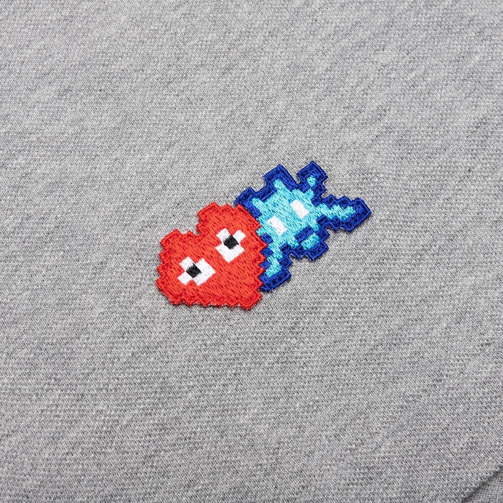 Comme des Garcons PLAY x the Artist Invader Women's Polo - Grey Female Product Image