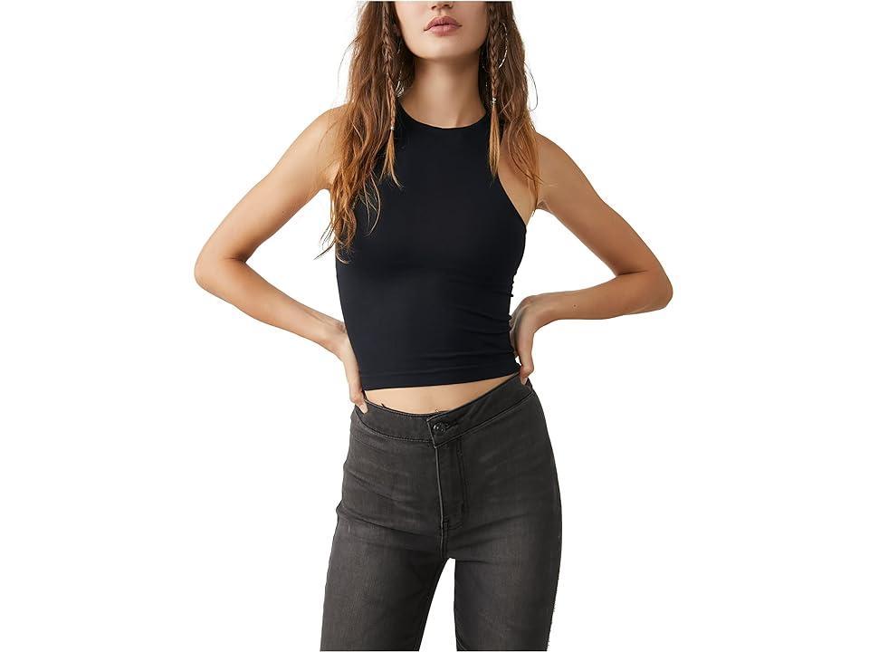 Free People Knit Clean Lines High Neck Sleeveless Camisole Product Image