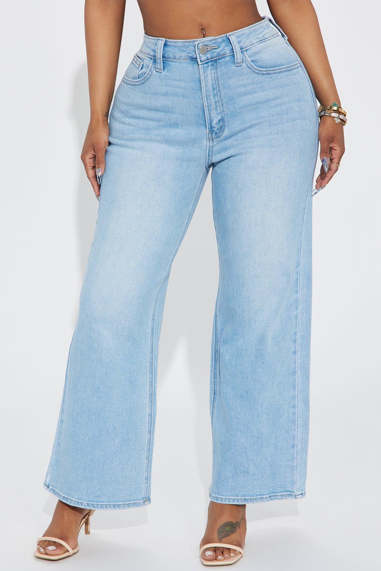Made For This Cropped Stretch Straight Leg Jeans - Light Wash Product Image