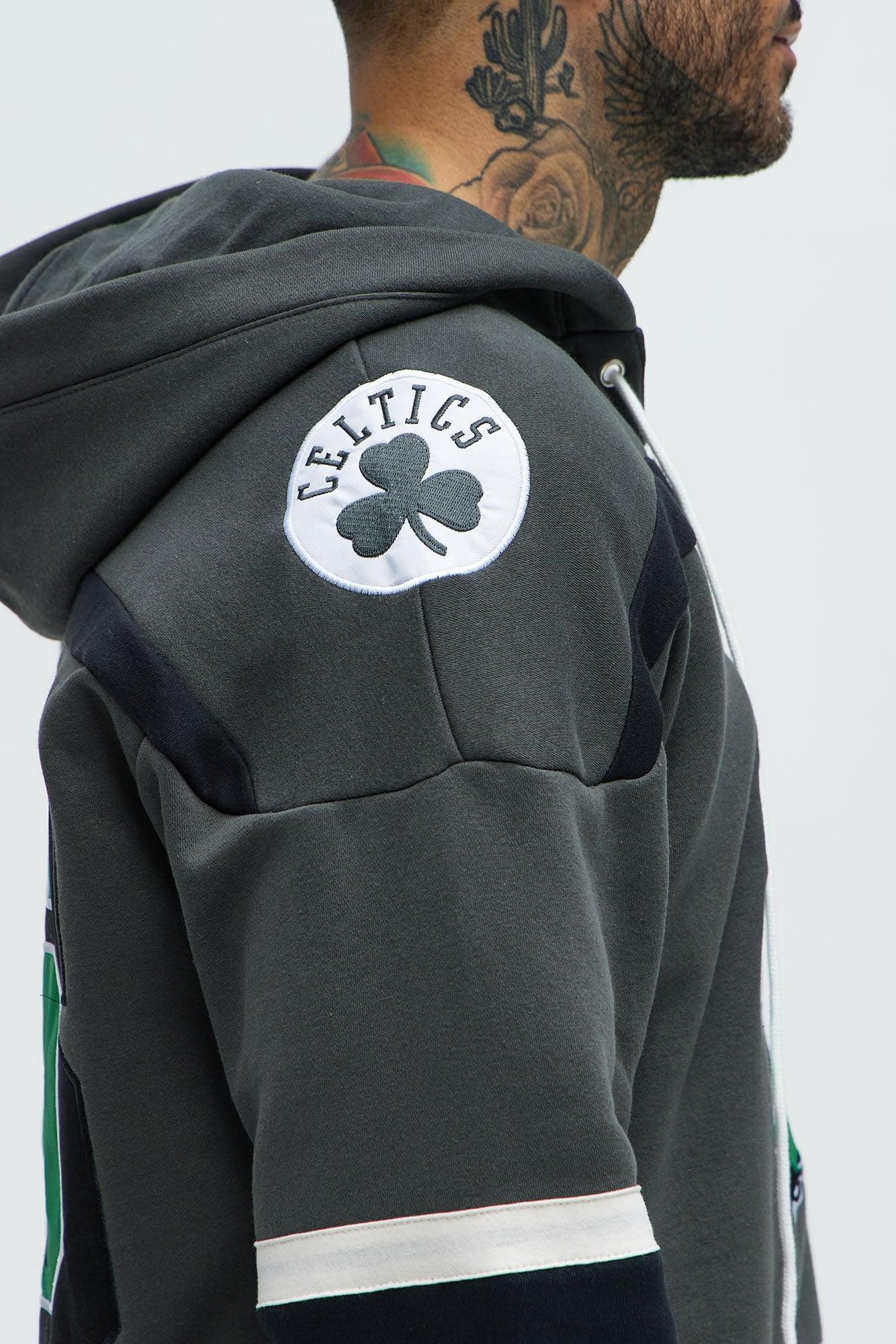 Celtics Body Check Hoodie - Grey Product Image