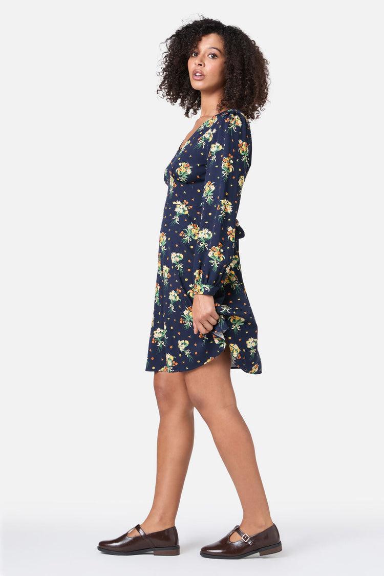 Lucia Floral Sleeved Dress Product Image