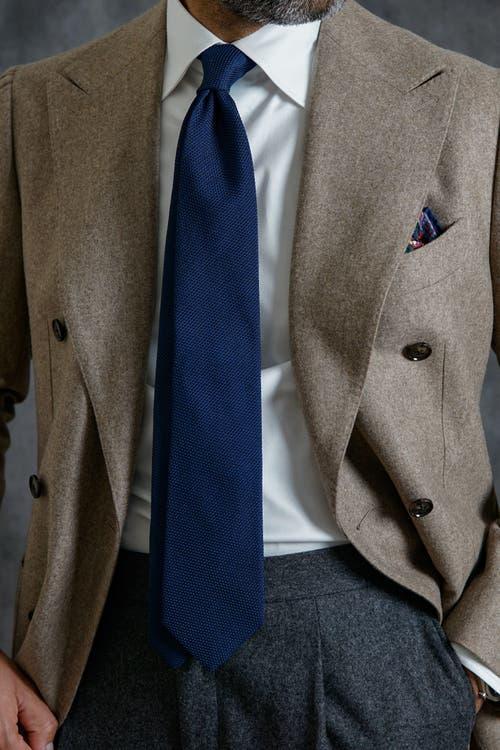 Elizabetta Cortina - Silk Jacquard Tie for Men in Royal Blue at Nordstrom Product Image