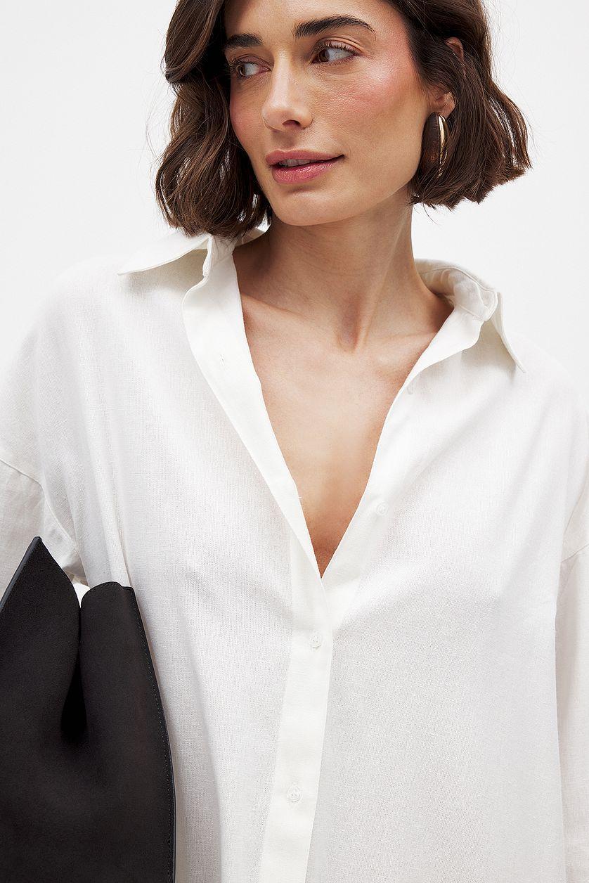 Cotton Midi Shirt Dress Product Image