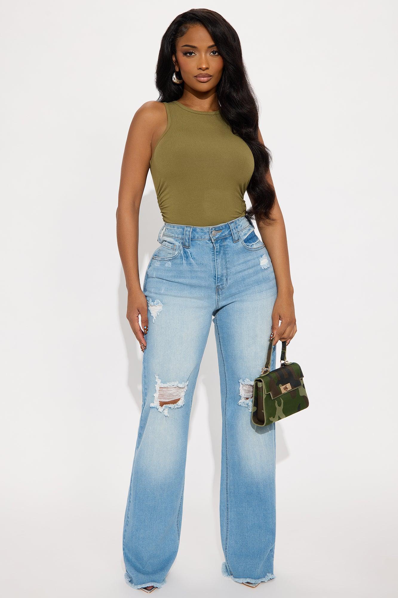 Olympia Ruched Tank Top - Sage Female Product Image