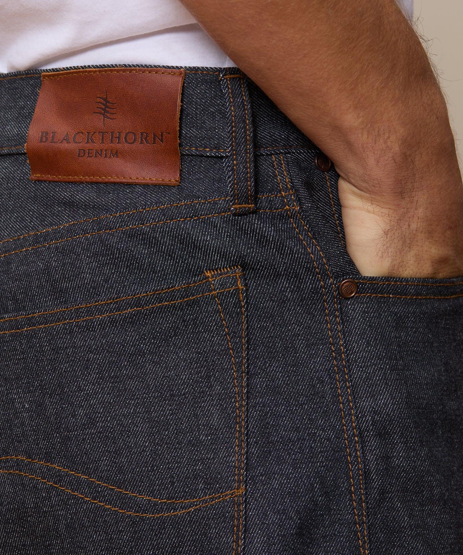 Blackthorn Denim Chieftain Straight Jean in Indigo Product Image