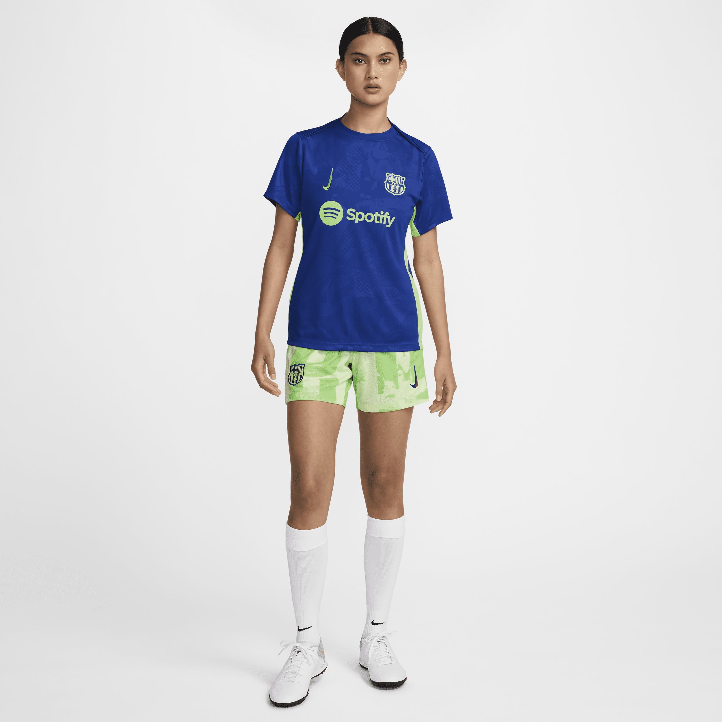 Women's Nike  Royal Barcelona 2024/25 Academy Pro Pre-Match Top, Size: Large, Bar Blue Product Image
