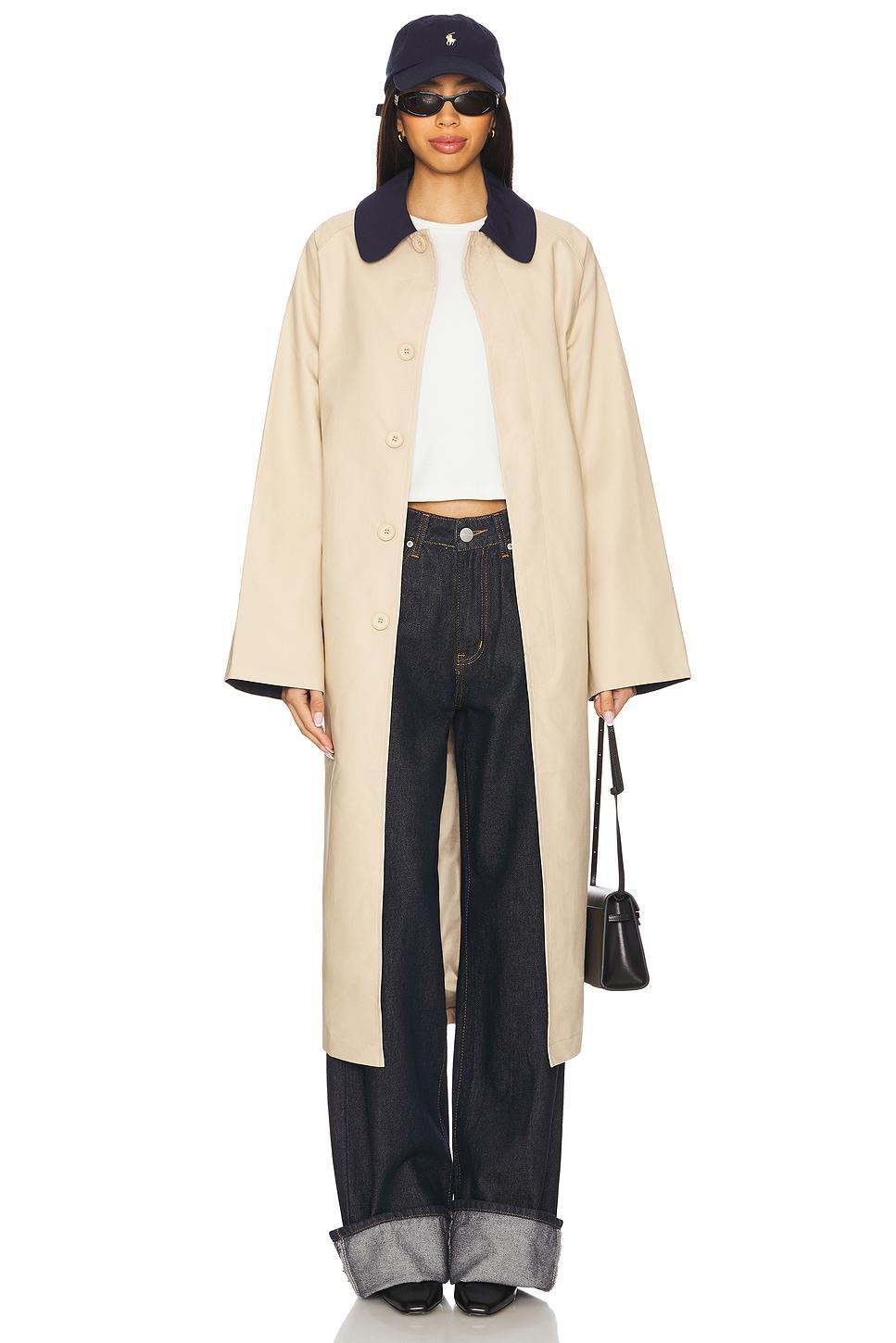 Shiloh Trench Coat Line & Dot Product Image