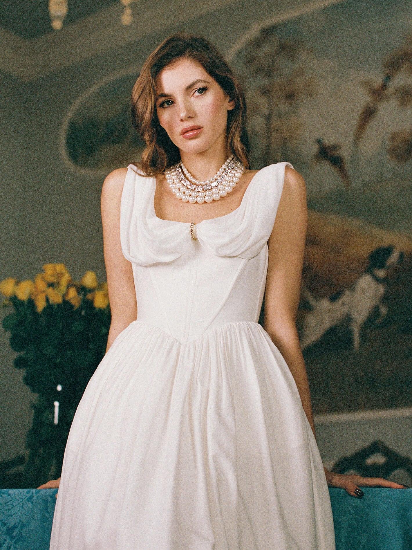 Vivian Dress (White) (Final Sale) Product Image