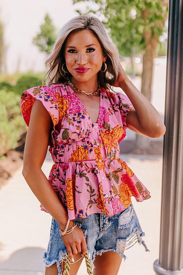 Radiant Beauty Floral Top Product Image