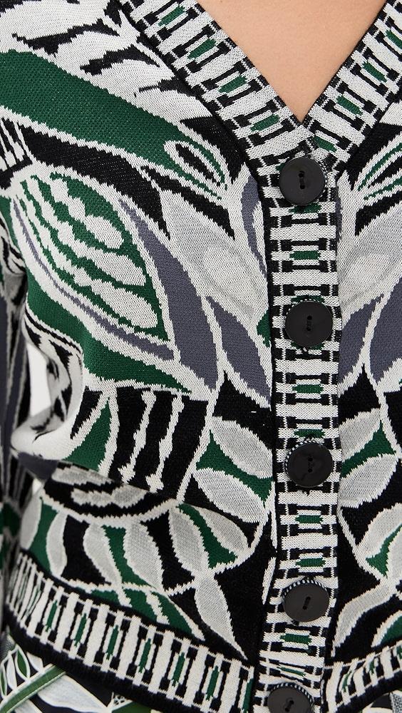 FARM Rio Lace Nature Knit Cardigan | Shopbop Product Image