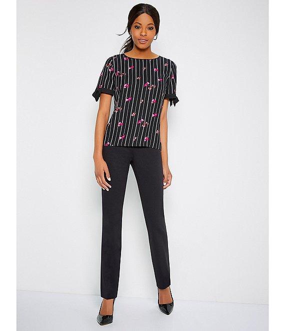 CeCe Mini Bootcut Ponte Pants Product Image