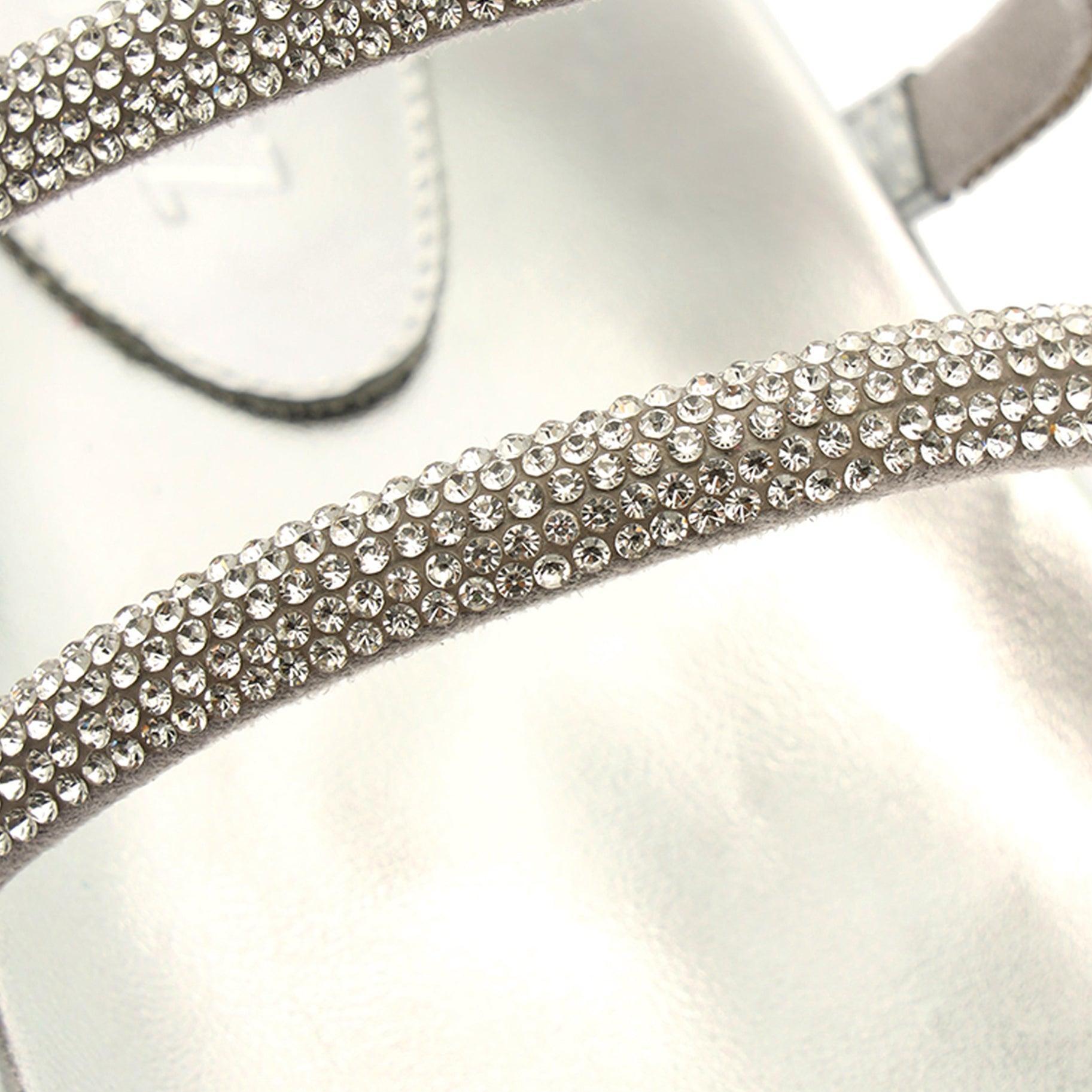 Phoebe Sporty Metallic Nappa Leather Sandal Product Image