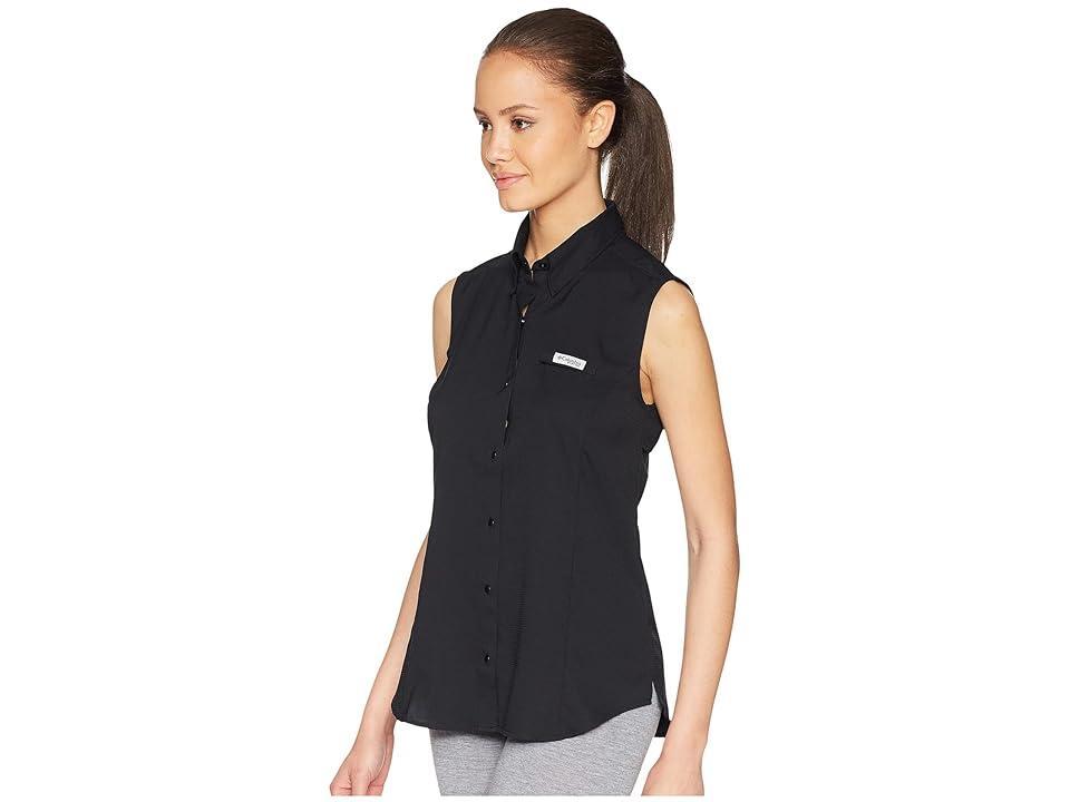 Columbia Womens Tamiami Collar Neck Sleeveless Button Front Shirt Product Image