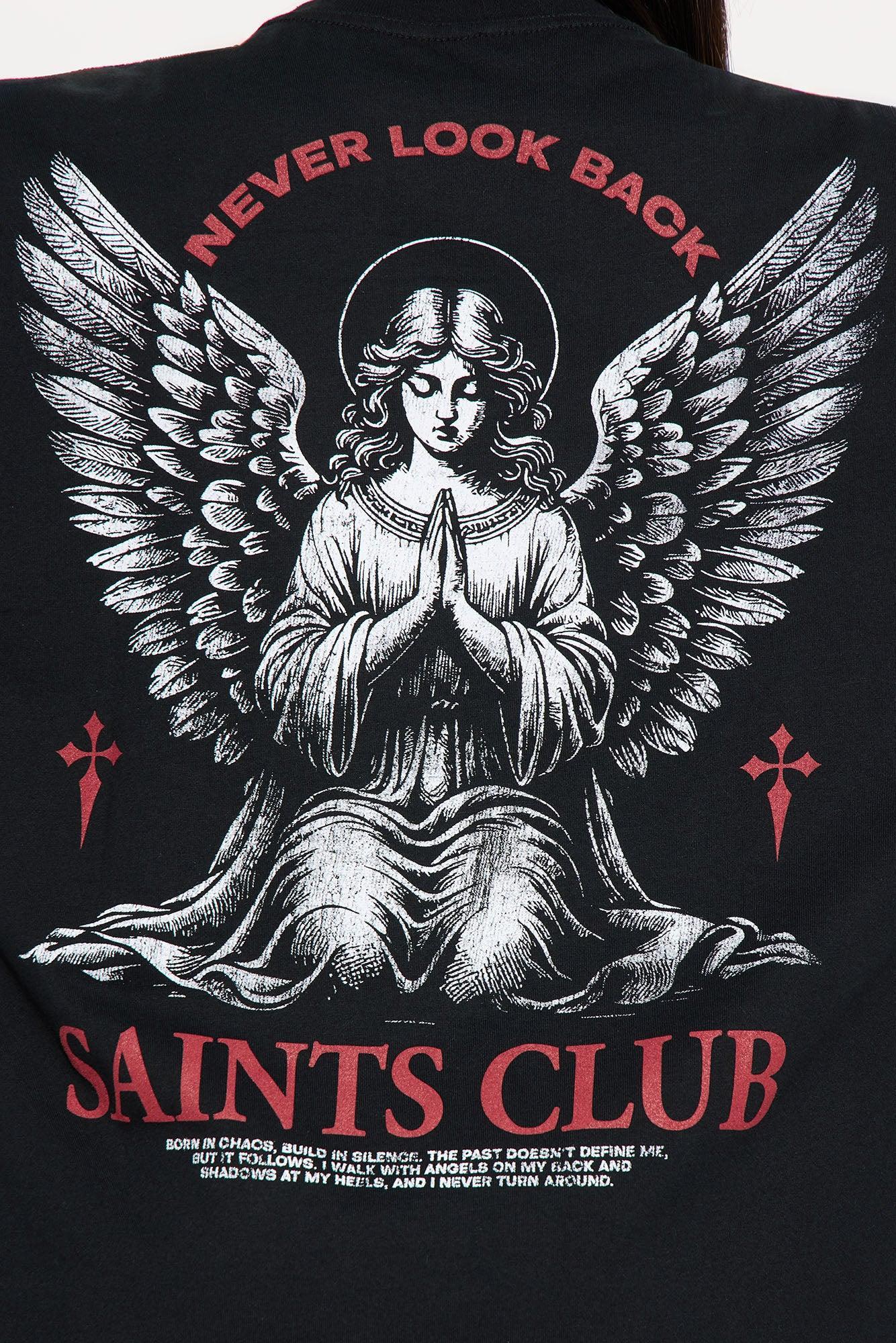 Saints Club Washed Tee - Black Product Image