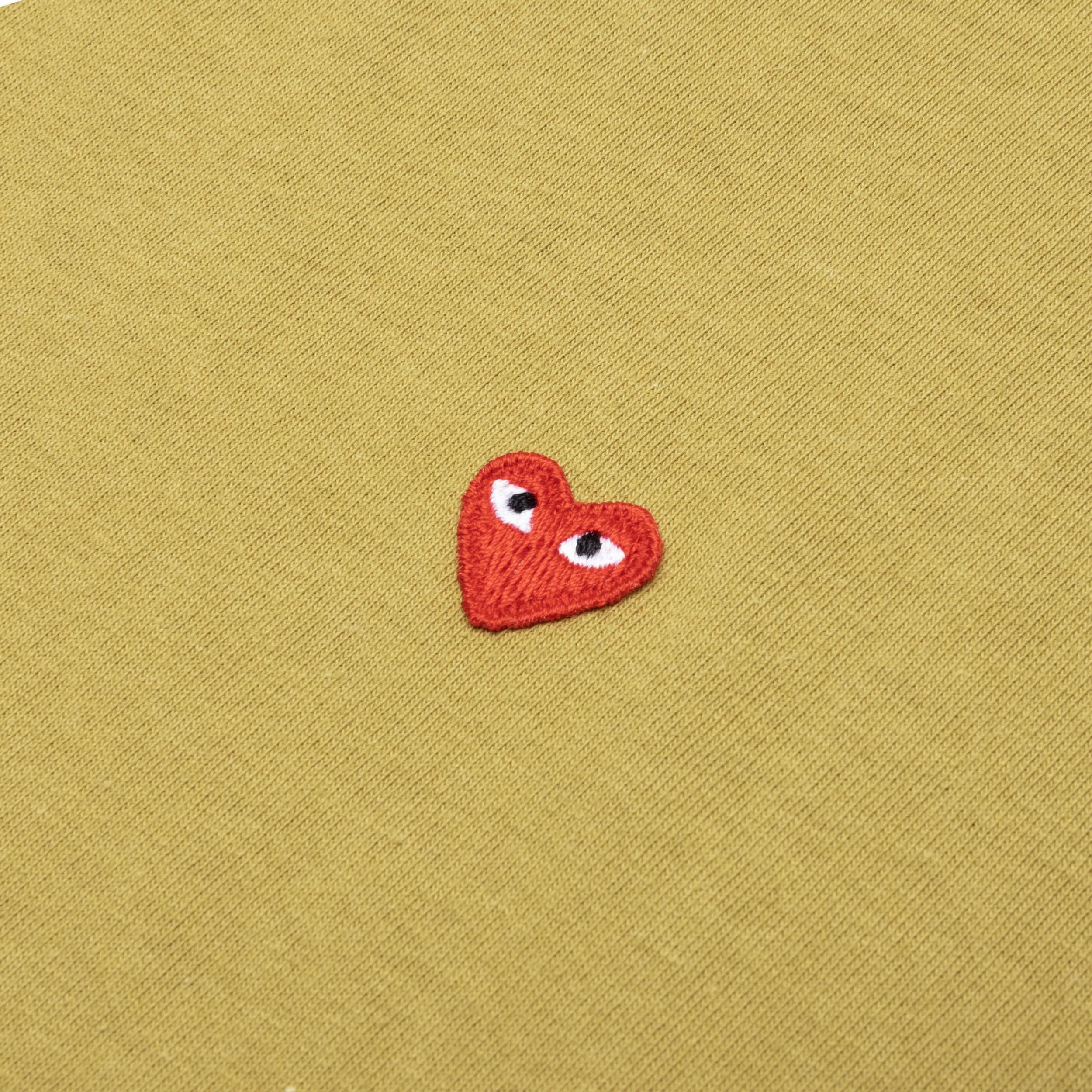 Small Red Heart T-Shirt - Purple Male Product Image