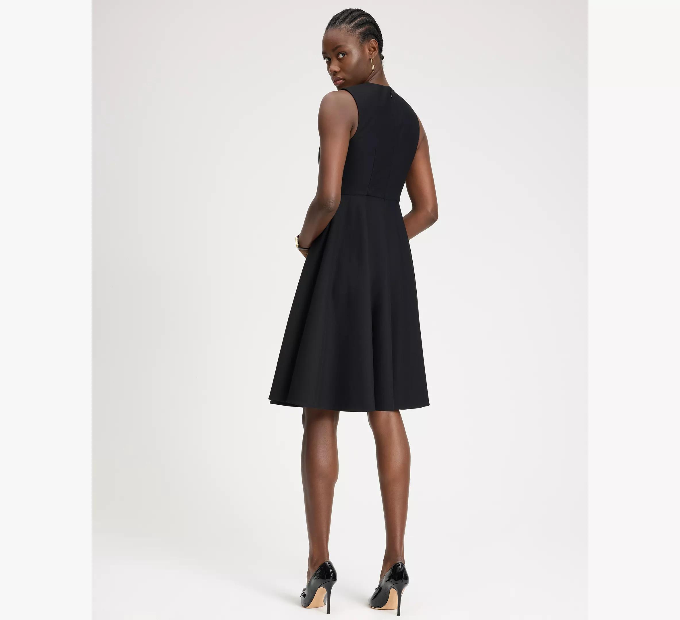 Flared Ponte Dress Product Image