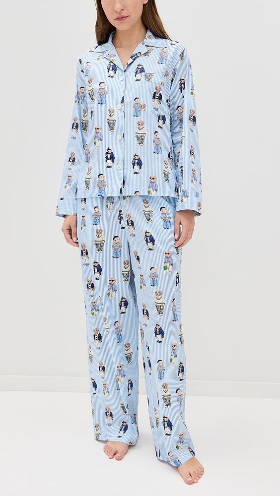 Polo Ralph Lauren Madison All Over Bear PJ Set | Shopbop Product Image
