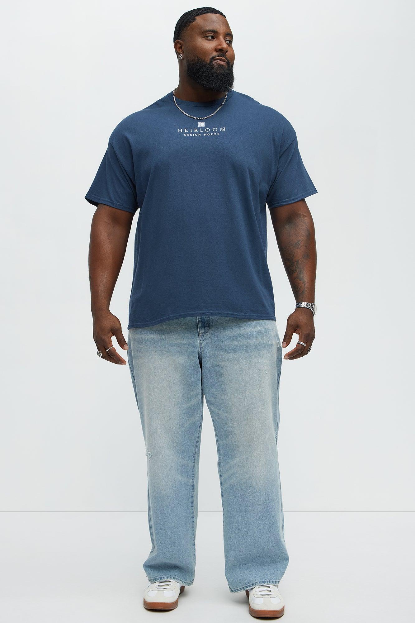 Heirloom Design House Short Sleeve Tee - Blue Male Product Image