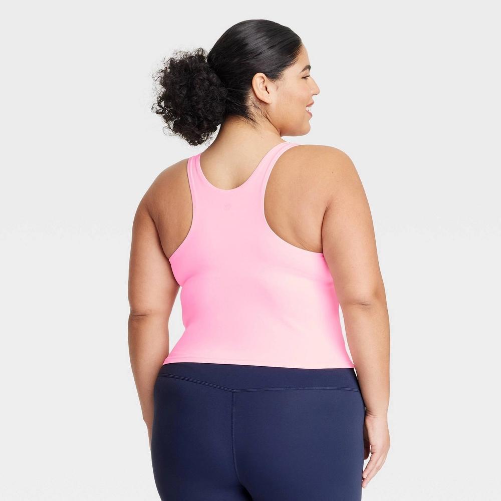 Womens Everyday Soft Squareneck Support Tank Top - All In Motion 4X: Moisture Wicking, Quick Drying, Built-in Shelf Bra Product Image