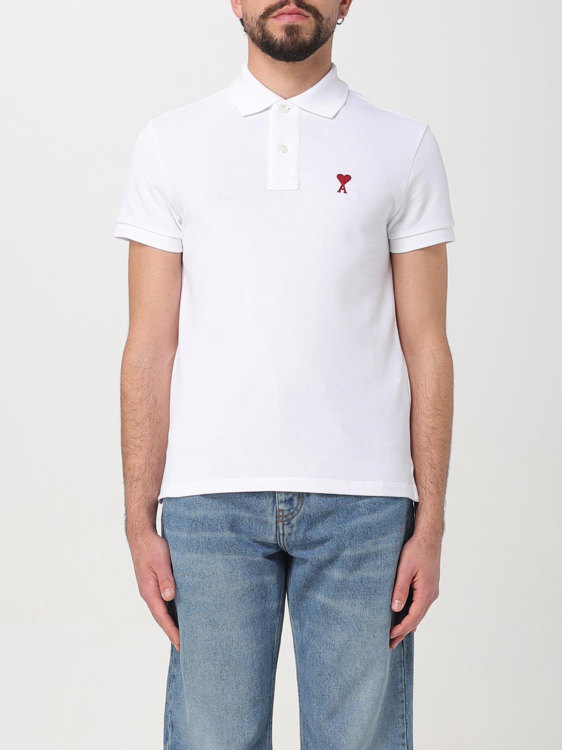 White Cotton Ami de Coeur Polo Product Image