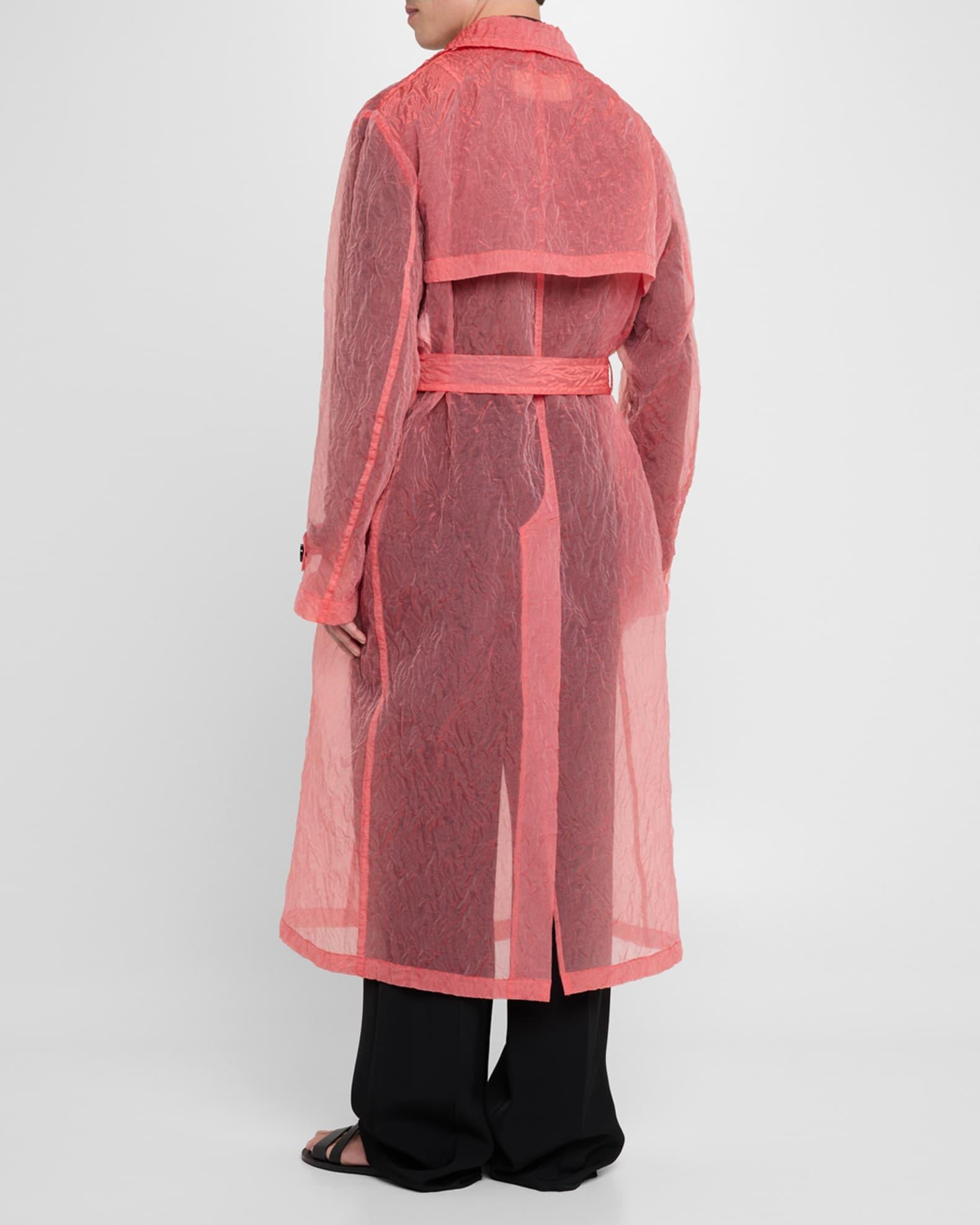 Men's Ralphie Semi-Sheer Trench Coat Product Image