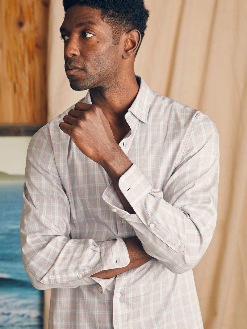 Movement™ Shirt - Blue Coral Plaid Product Image