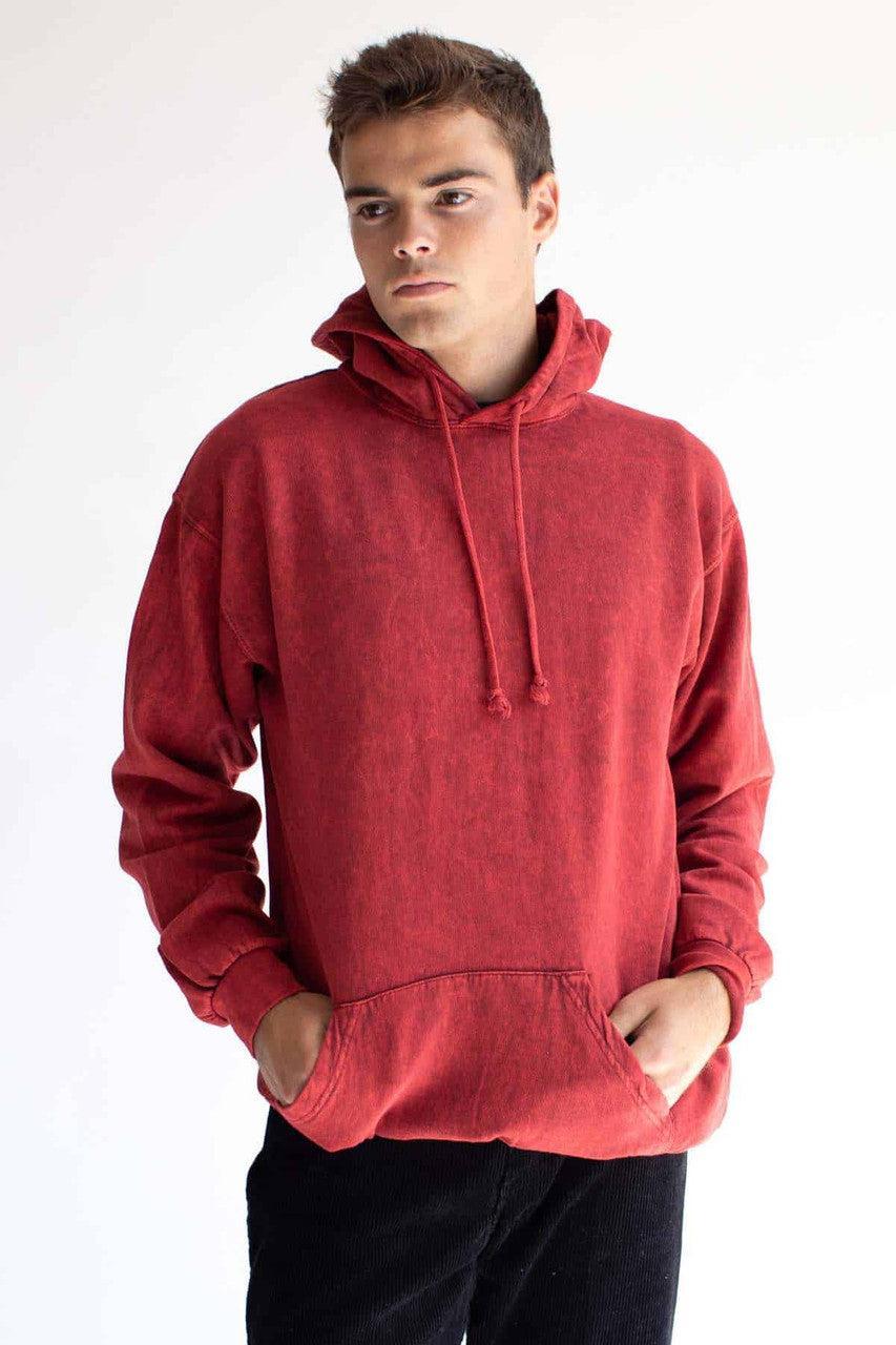 Mineral Red Tie Dye Hoodie Product Image