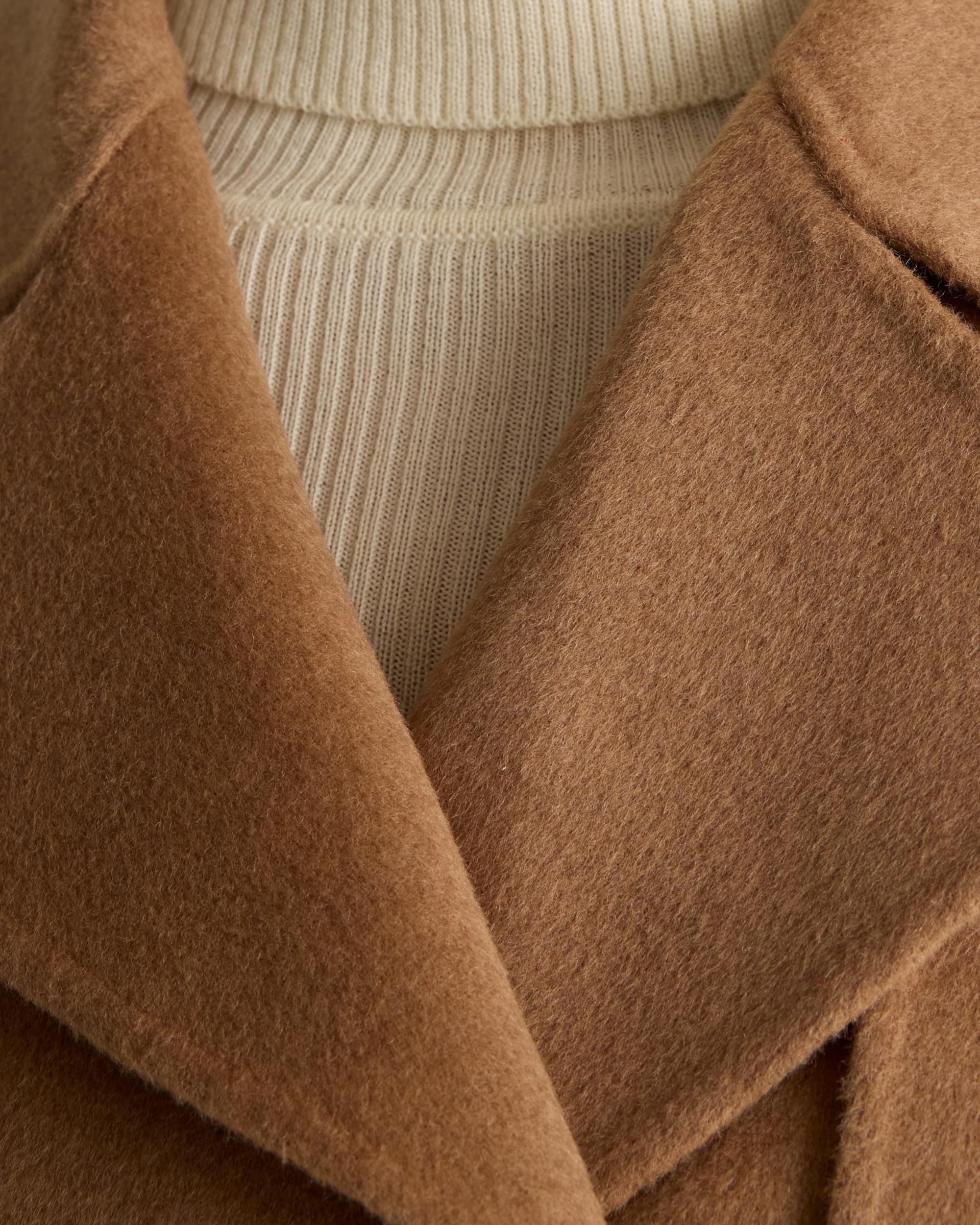 Quince | Women's Double-Faced Merino Wool Trench Coat Wool/Nylon Product Image