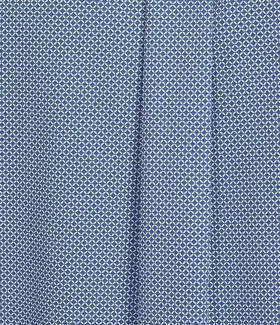 Gold Label Roundtree & Yorke Slim Fit Non-Iron Short Sleeve Geo Print Sport Shirt Product Image