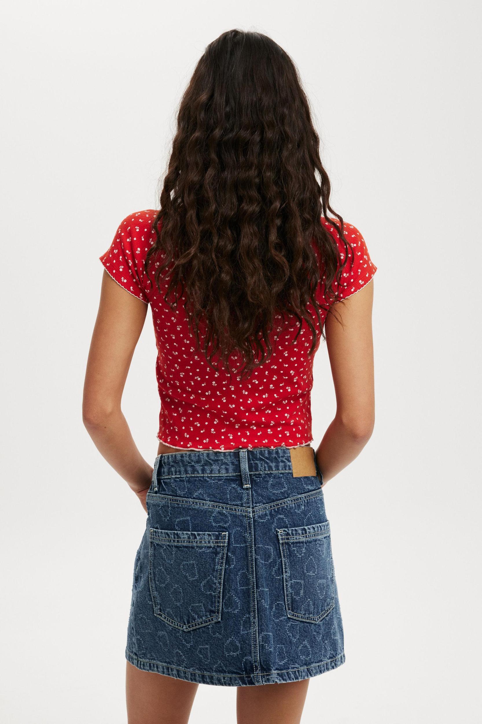 Original Denim Mini Skirt Product Image