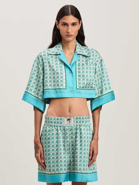 PA DIAMONDS CROP SHIRT Product Image