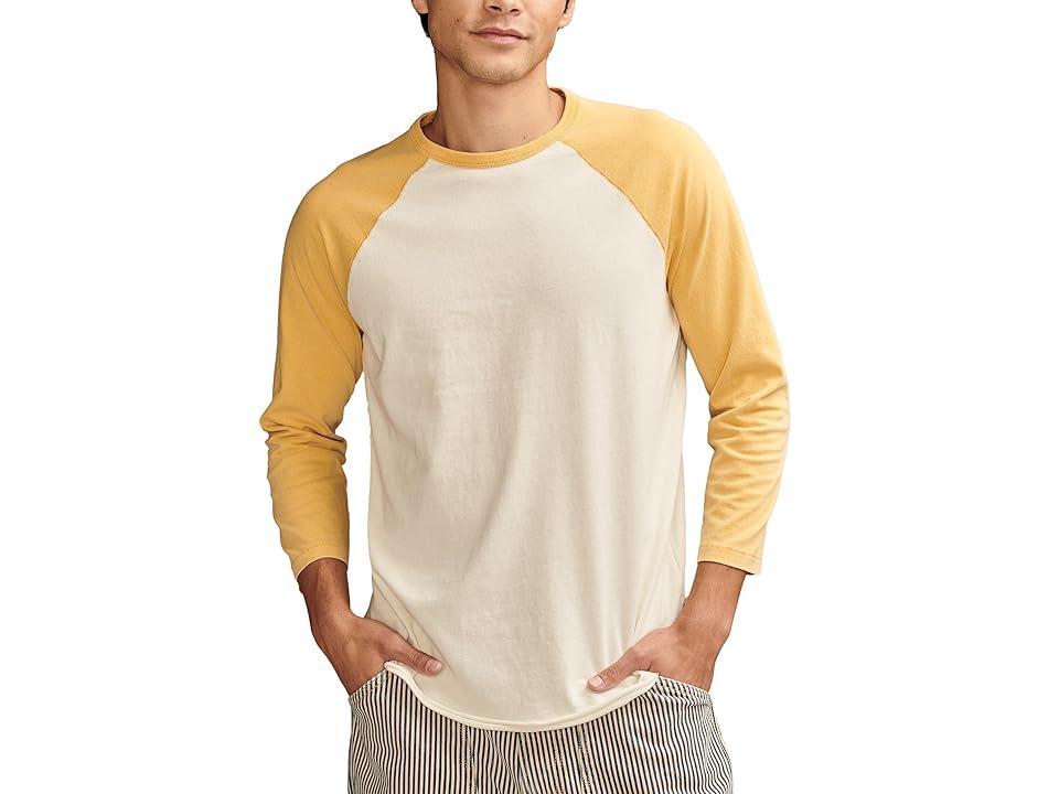 Lucky Brand Eco Jersey 3/4 Sleeve Raglan Multi) Men's Clothing Product Image