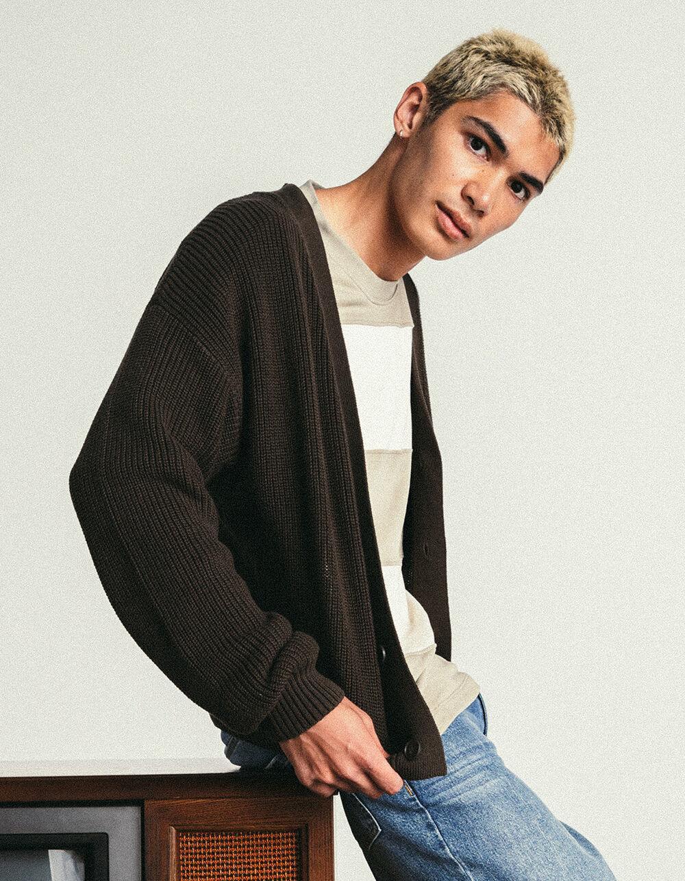 RSQ Mens Cardigan - BLACK Product Image