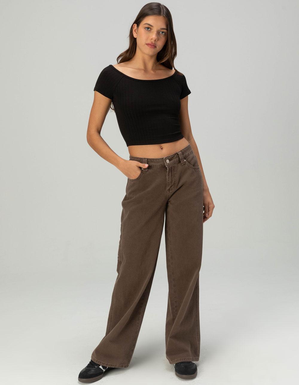 TILLYS Boat Neck Womens Tee - WHITE Product Image