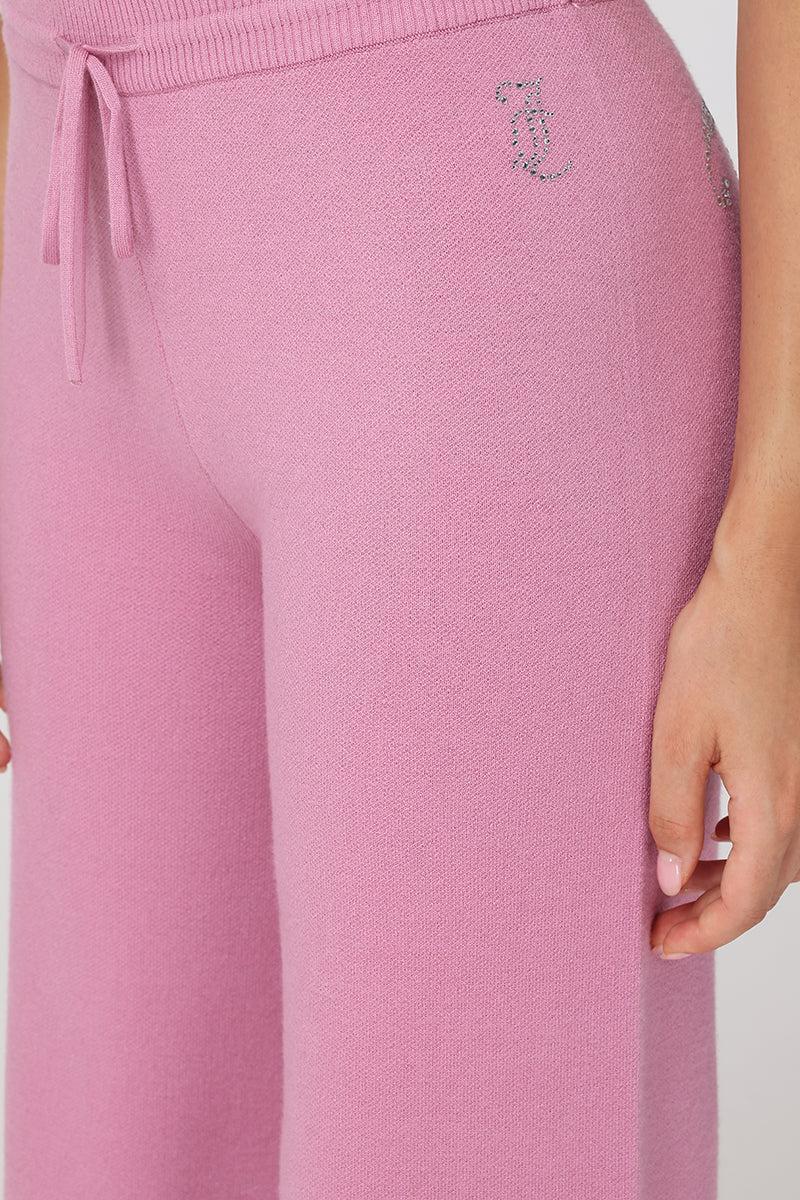 Wide Leg Sweater Pants Product Image
